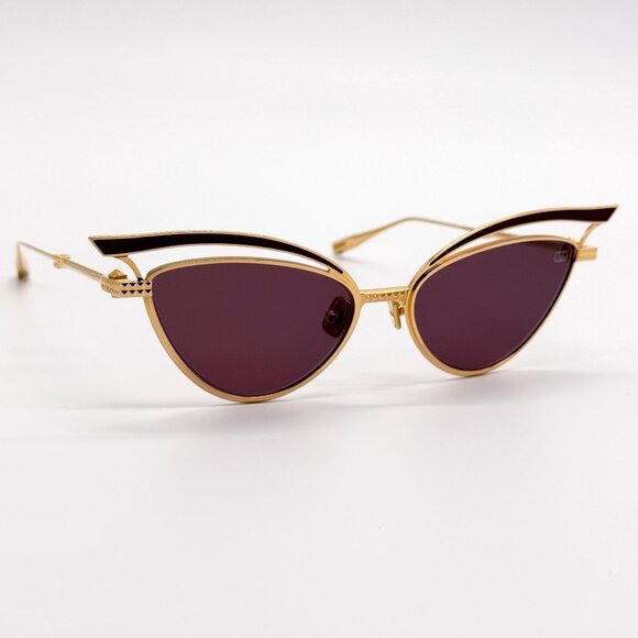 NEW VALENTINO SUNGLASSES WOMEN GOLD VLS-118B EYEWEAR VALENTINO main image 7